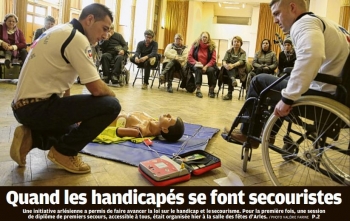 1ère Formation PSC1 de France accessible aux personnes handicappées